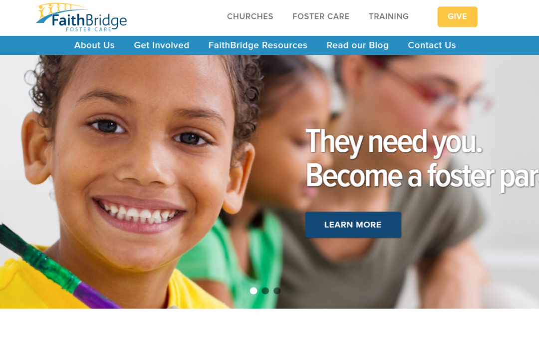 FaithBridge Foster Care’s New Website