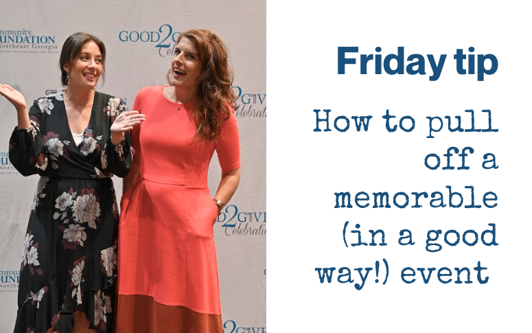VIDEO | How to pull off a memorable (in a good way!) event