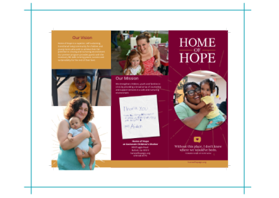 Home of Hope at Gwinnett Children’s Shelter | tri-fold brochure